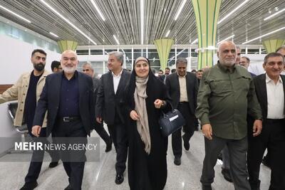 وزیر راه و شهرسازی وارد خوزستان شد