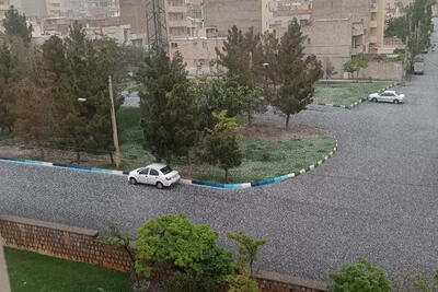 هشدار بارش تگرگ و آبگرفتگی معابر در آذربایجان شرقی