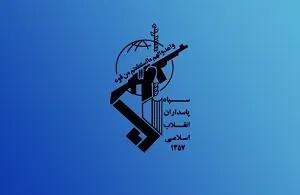 سپاه: یک فروند سوپر نفتکش متخلف در اثر اصابت با ۲ مین دریایی دچار آتش سوزیهای مهیب شد