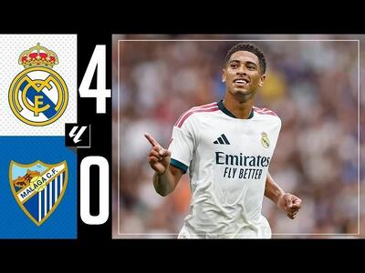 خلاصه بازی رئال مادرید 4-0 مالاگا (لالیگا) - پارس فوتبال