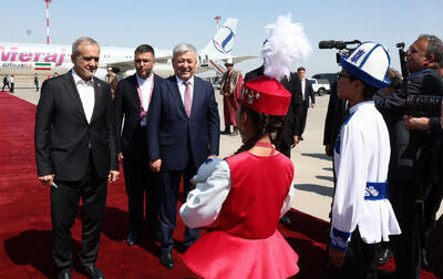 رئیسجمهور وارد بیشکک شد