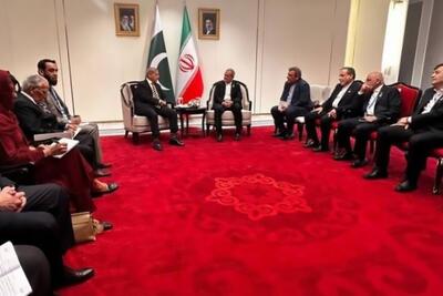 دیدار پزشکیان با شریف در حاشیه اجلاس سازمان همکاری شانگهای