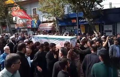 تشییع باشکوه پیکر مطهر حجت الاسلام مسلم امیری در گرگان