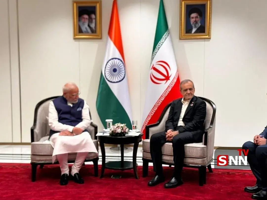 ببینید| تصاویری از دیدار پزشکیان با نخست‌وزیر هند