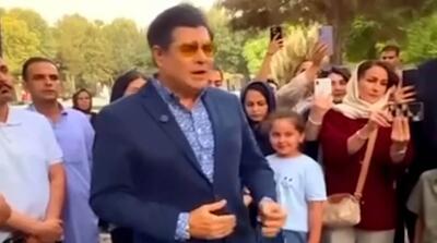  آواز سالار عقیلی بر سر مزار استاد شجریان