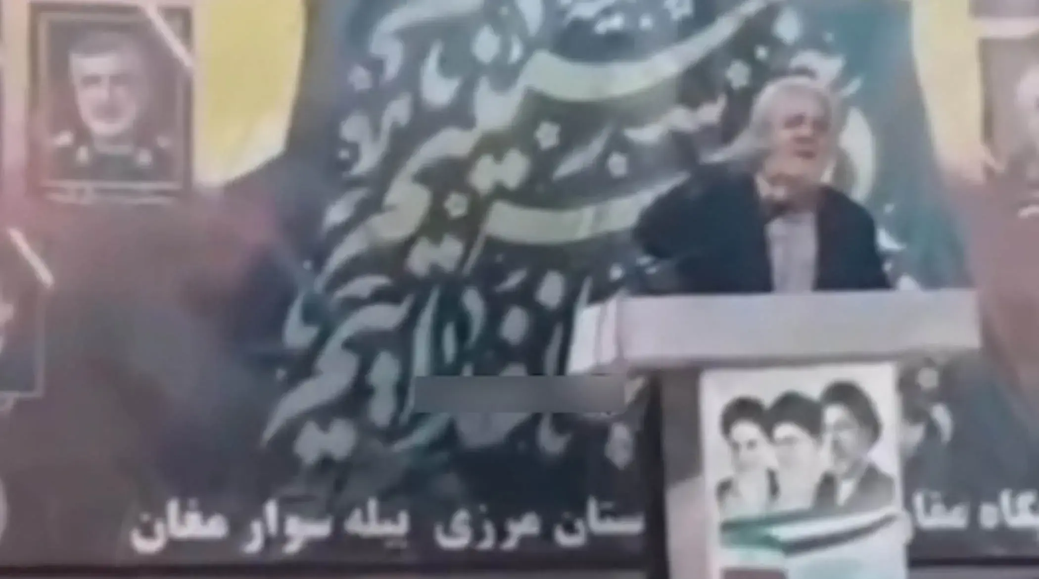 لحظه مرگ ناگهانی کاندیدای مجلس حین سخنرانی!