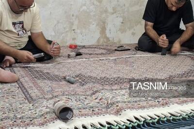 رفوگری فرش بیرجند در پیچوخم رکود؛ هنری که نفسهای آخر میکشد تصویر - تسنیم