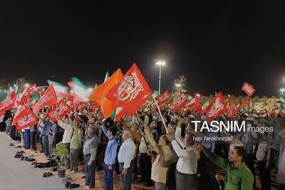شب 183 میدانداری مردم خراسان جنوبی؛ بزرگداشت شهدای دولت در استان عکس - تسنیم