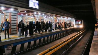  سرویس‌دهی در خط ۲ متروی تهران به حالت عادی برگشت