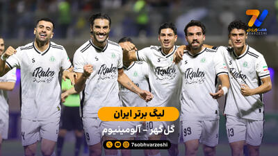  خلاصه بازی گل‌گهر 0 -  2 آلومینیوم