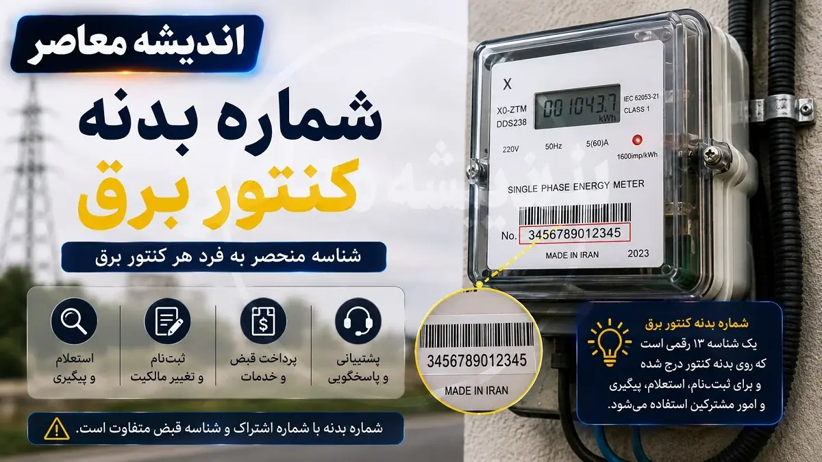 چگونه کنتور برق بگیریم؟ | مراحل درخواست کنتور برق، مدارک لازم و ثبت نام انشعاب برق ۱۴۰۵