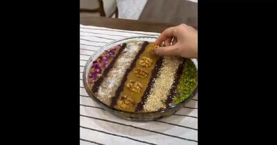 رنگینک خوشمزه و محبوب؛ یک دسر سنتی ساده برای عصرانه