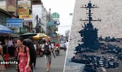  آبراهام لینکلن وارد پاتایا شد