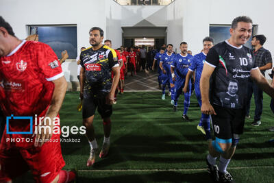 تصاویر: دربی پیشکسوتان استقلال و پرسپولیس در کیش