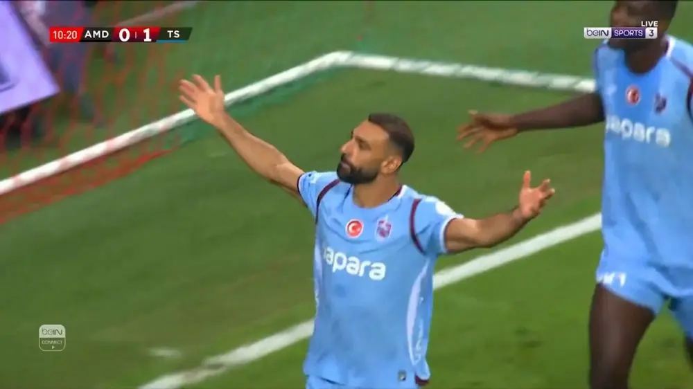  گل اول ترابزون اسپور به آمد اسپور (محمد صلاح)