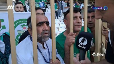  حواشی بازی فجر سپاسی 0-0 ذوب آهن