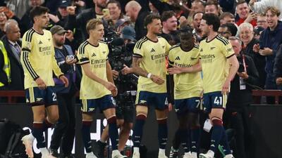  خلاصه بازی استون ویلا 0-1 آرسنال