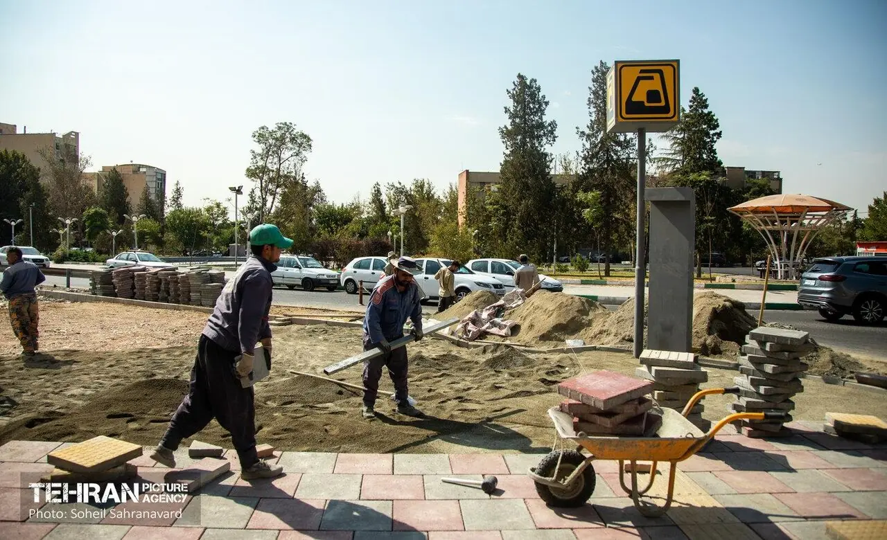 پایانه ایستگاه مترو شهرزیبا در مسیر بهره برداری