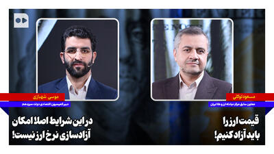  توکلی: قیمت ارز را باید آزاد کنیم | شهبازی: در این شرایط اصلا امکان آزادسازی نرخ ارز نیست
