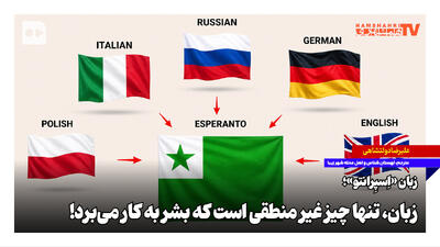  زبان «اِسپِرانتو»؛ زبان تنها چیز غیر منطقی است که بشر به کار می‌برد!