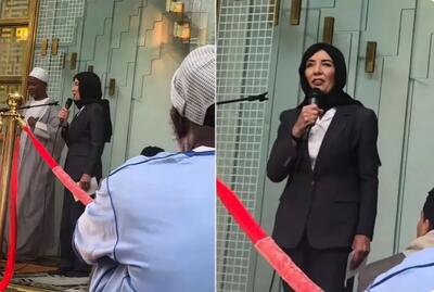 حجاب فرماندار نیویورک در مسجد جنجالساز شد