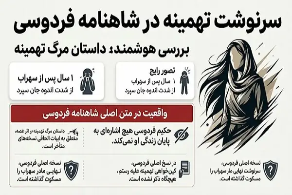 مرگ تهمینه در شاهنامه