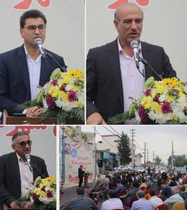 ببینید؛ افتتاح پروژه های عمرانی شهر نکا در شرق مازندران