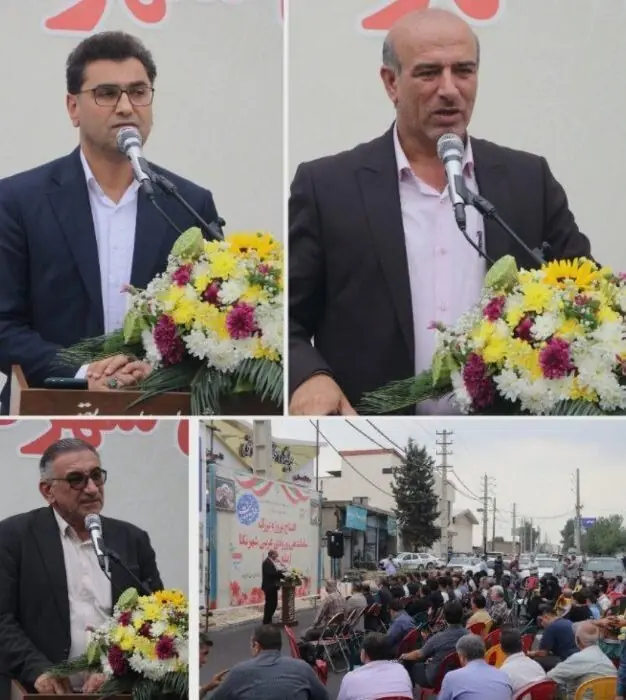  ببینید؛ افتتاح پروژه های عمرانی شهر نکا در شرق مازندران