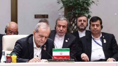 امضای اسناد همکاری در نشست سازمان شانگهای با حضور پزشکیان - مردم سالاری آنلاین