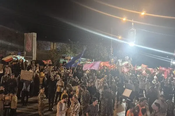  تجمع مردم یاسوج در صد و هشتاد و سومین شب اقتدار