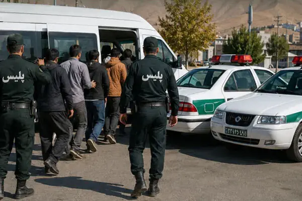 جمع آوری ۱۷ تبعه غیرمجاز در میانه