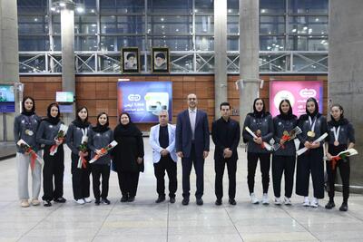  بازگشت تیم ملی تکواندو ایران پس از درخشش در پرزیدنت کاپ و قهرمانی بانوان جهان - پارس فوتبال
