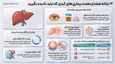  علائم خطرناک بیماری‌های کبد
