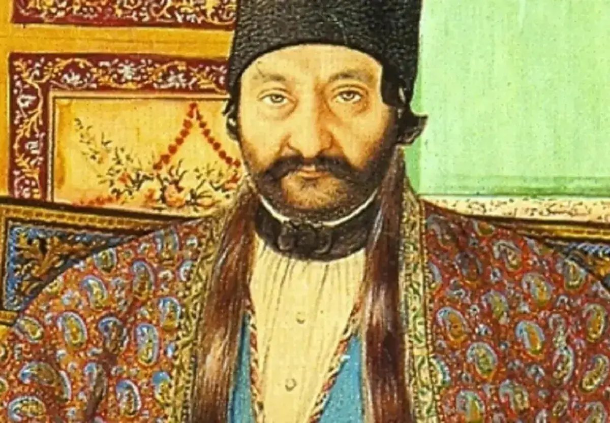 «اردشیر میرزا» عموی ناصرالدین شاه در اواخر عمر؛ اوایل دهه 1240(عکس)