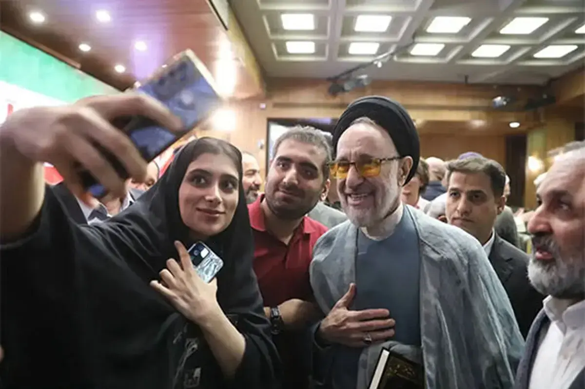 جدیدترین تصاویر از خاتمی در یک همایش رسمی منتشر شد