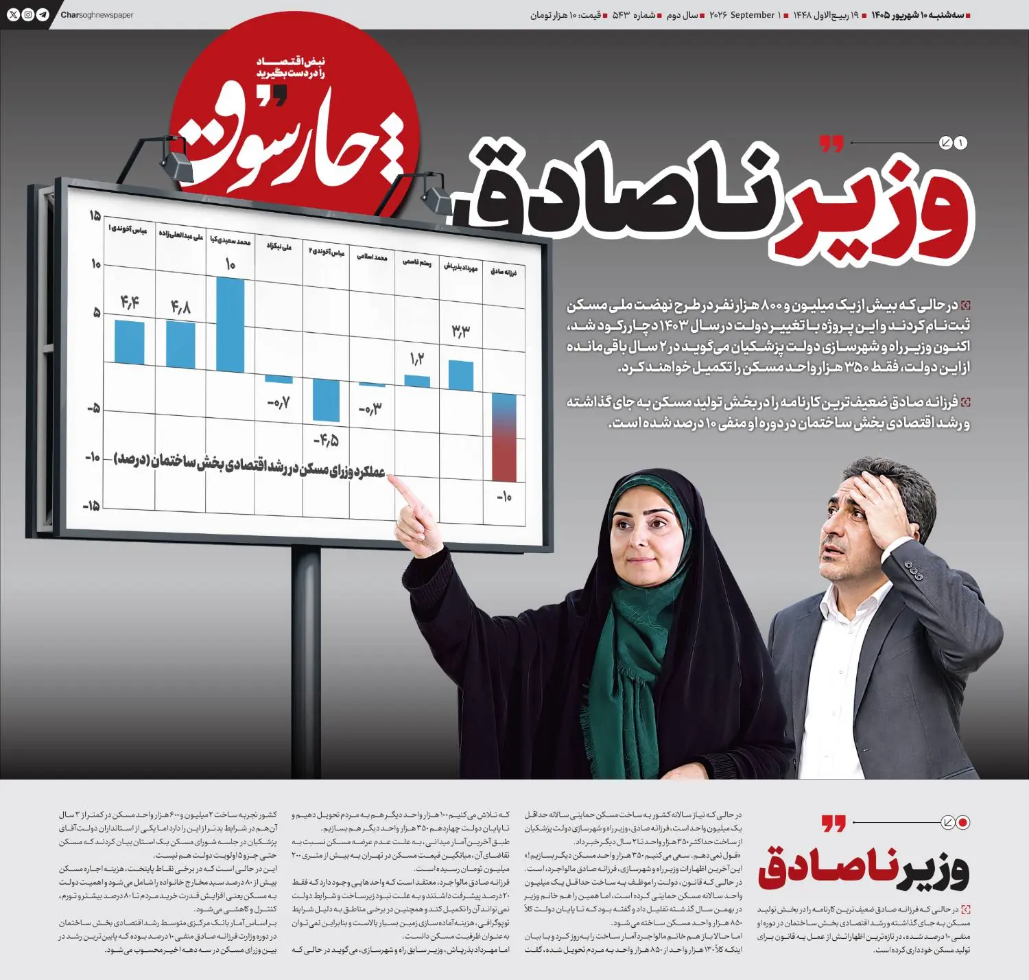  وزیر ناصادق