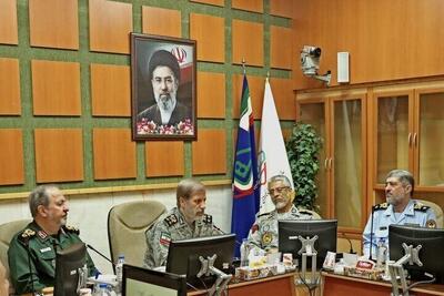  نشست چهار ساعته فرماندهان نظامی درباره دستاوردهای جنگ اخیر