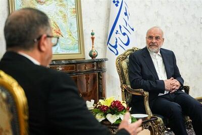  قالیباف در دیدار با مقام حماس: مبارزه با ظلم متوقف‌شدنی نیست