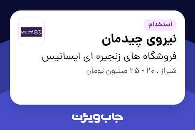 استخدام نیروی چیدمان در فروشگاه های زنجیره ای ایساتیس