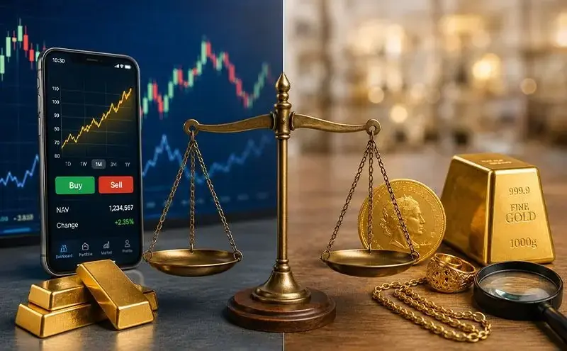  مقایسه صندوق‌های طلا با خرید مستقیم طلا