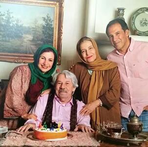  عکسی نوستالژیک از کودکی لیلی رشیدی در کنار پدرش