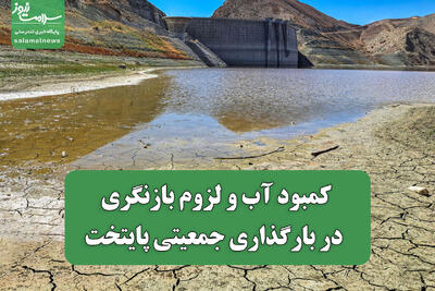  کمبود آب و لزوم بازنگری در بارگذاری جمعیتی پایتخت
