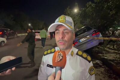  توضیحات رئیس پلیس راهور استان درباره حادثه رانندگی در بلوار وکیل آباد مشهد + فیلم