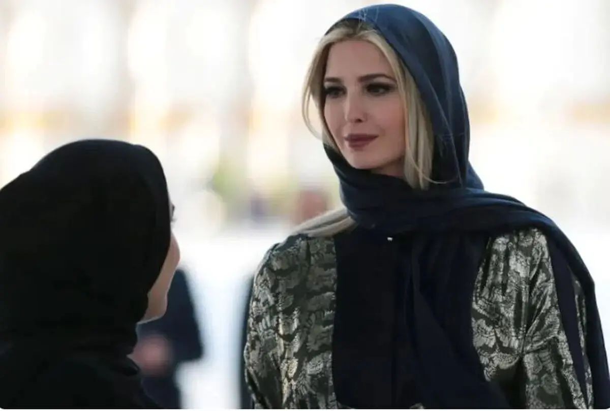 عکس ایوانکا با حجاب علیه پدرش خبرساز شد