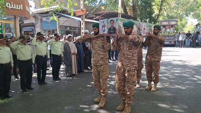 وداع باشکوه با شهید «علیرضا شکیبافر» در کنگاور | آخرین خبر