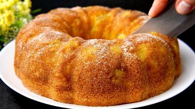 طرز تهیه کیک سیب ژاپنی نرم و لطیف در ۵ دقیقه با بافتی اسفنجی