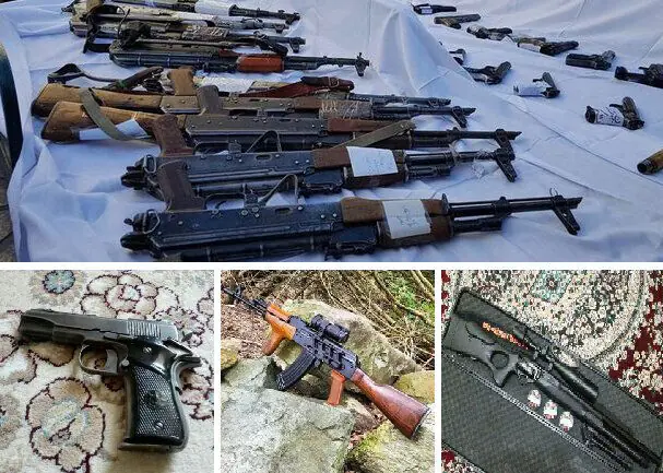 کشف ۴ قبضه آرپیجی و 3 هزار فشنگ جنگی در مرز سیستان و بلوچستان