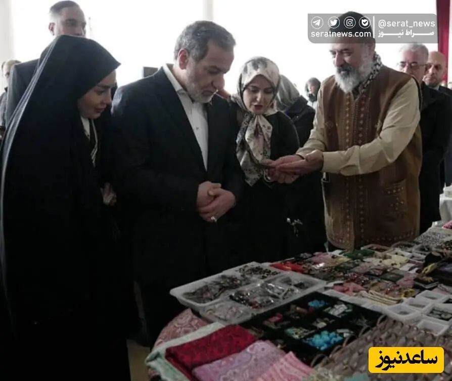 سلفی همسر عراقچی، دختر پزشکیان و فاطمه مهاجرانی + عکس