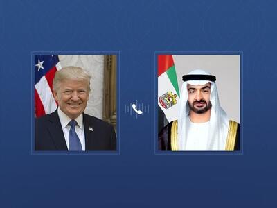 گفتگوی بن زاید با ترامپ درباره ایران پس از افشاگری آکسیوس از یک دیدار محرمانه