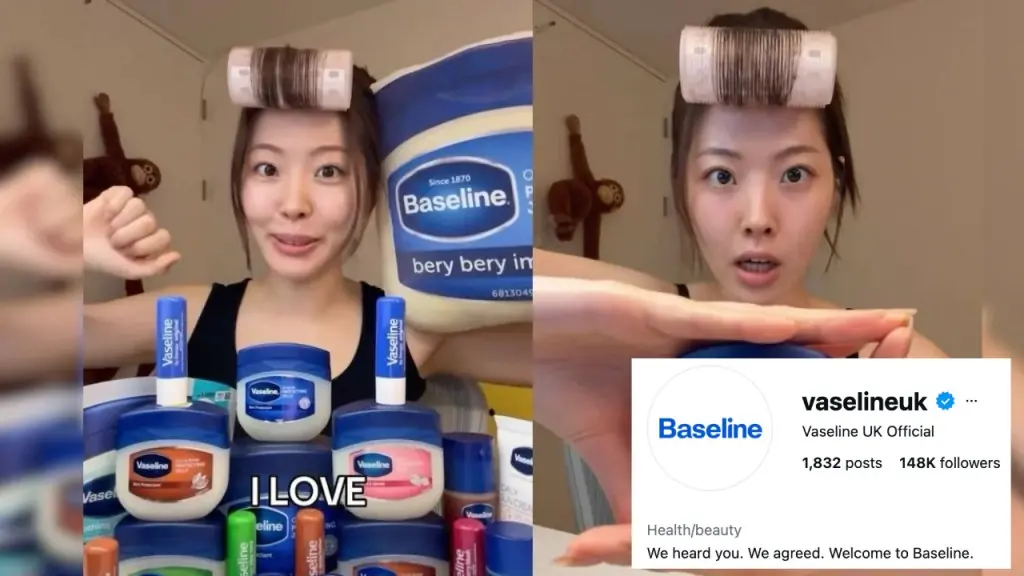 کمپین متفاوت وازلین؛ یک تلفظ اشتباه، نام برند را به «Baseline» تغییر داد